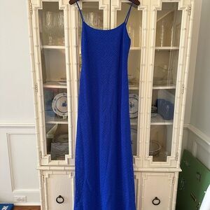 Lilly Pulitzer Avalon Maxi Dress Baja Blue XS